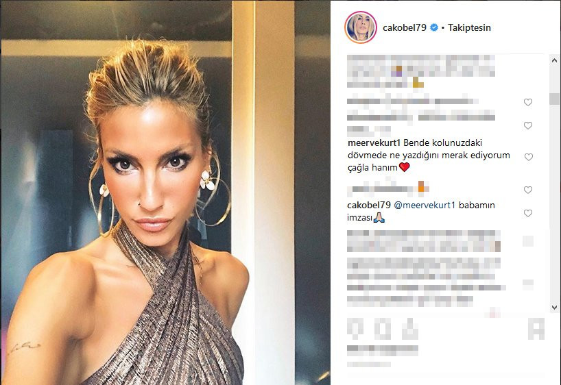 Çağla Şıkel kolundaki dövmeye açıklık getirdi - Resim: 1