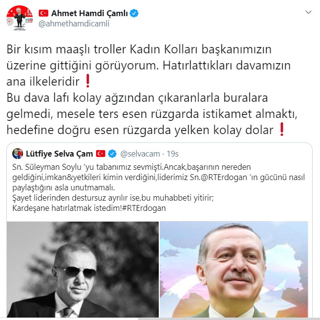 AKP'de maaşlı troller kavgası: #AhmetHamdiÇamlıÖzürDile neden gündem oldu? - Resim: 1