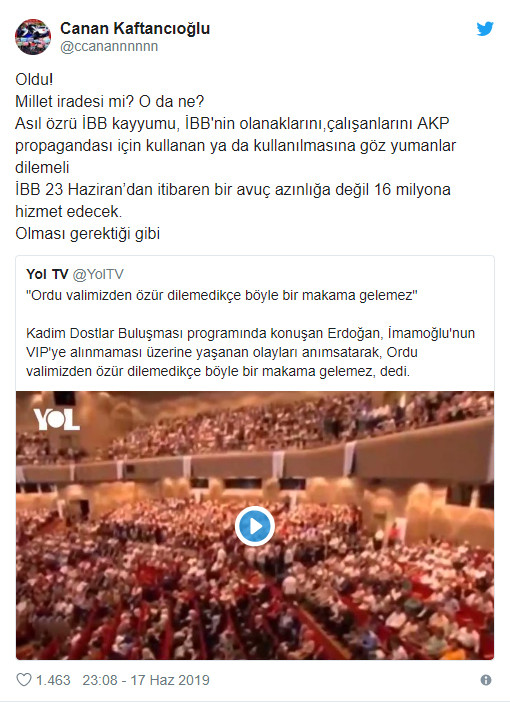 Kaftancıoğlu'ndan Erdoğan'a özür tepkisi - Resim: 1