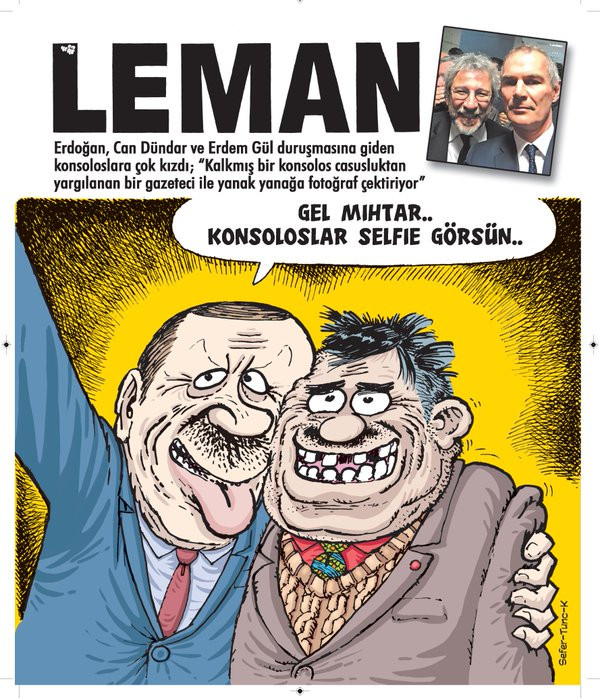 Leman'ın o karikatürü Cumhurbaşkanı Erdoğan'ı kızdırdı: Siz kimin yanındasınız? - Resim: 1