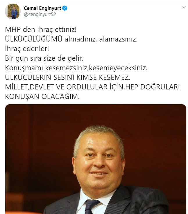 MHP Cemal Enginyurt'u ihraç etti: Bu tablo mazide kaldı - Resim: 1