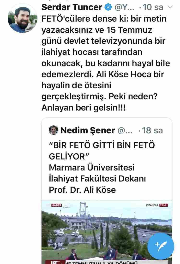 TRT'de Bir FETÖ gitti, bin FETÖ geliyor demişti: Menzil Tarikatı Ali Köse'ye çok kızdı - Resim: 2