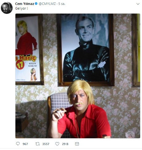 Cem Yılmaz'dan heyecanlandıran tweet - Resim: 1