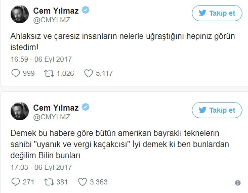Cem Yılmaz'dan Takvim'in Vergi kaçırıyor iddialarına yanıt: Ahlaksız ve çaresiz insanların... - Resim: 3
