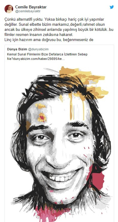 Cemile Bayraktar: Kemal Sunal filmleri ülkeye yapılmış büyük bir kötülük - Resim: 1
