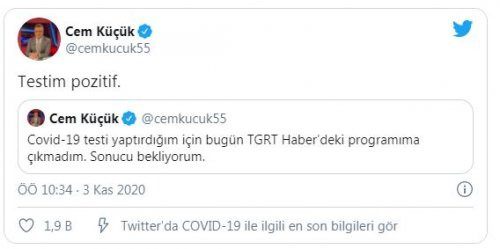 Cem Küçük de Koronavirüse yakalandı - Resim: 1