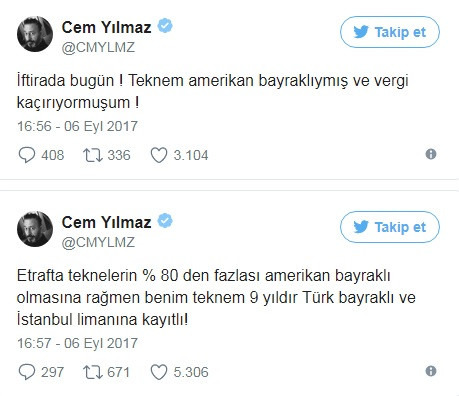 Cem Yılmaz'dan Takvim'in Vergi kaçırıyor iddialarına yanıt: Ahlaksız ve çaresiz insanların... - Resim: 1