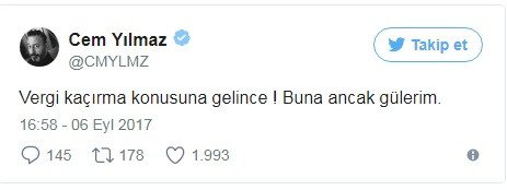 Cem Yılmaz'dan Takvim'in Vergi kaçırıyor iddialarına yanıt: Ahlaksız ve çaresiz insanların... - Resim: 2