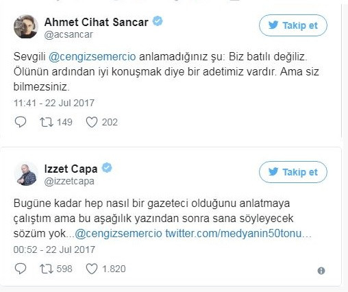 Cengiz Semercioğlu'nun Harun Kolçak yazısına sosyal medyadan tepki yağdı - Resim: 2