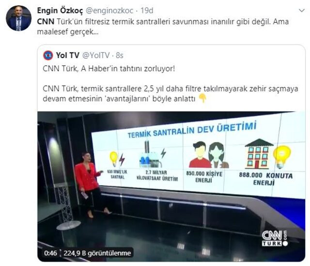 Çevre katliamını savunan CNN Türk sunucusuna tepki yağdı - Resim: 4