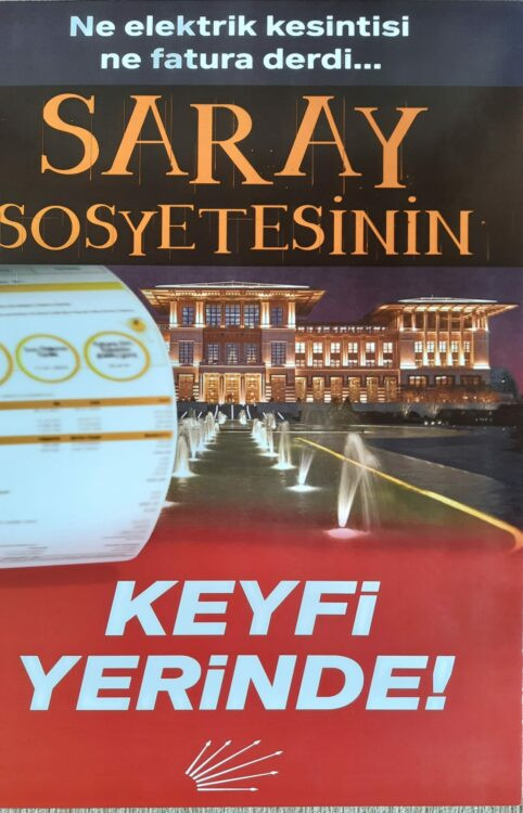 CHP'nin Zam Afişi Cumhurbaşkanına Hakaret Gerekçesiyle Toplatıldı - Resim: 1