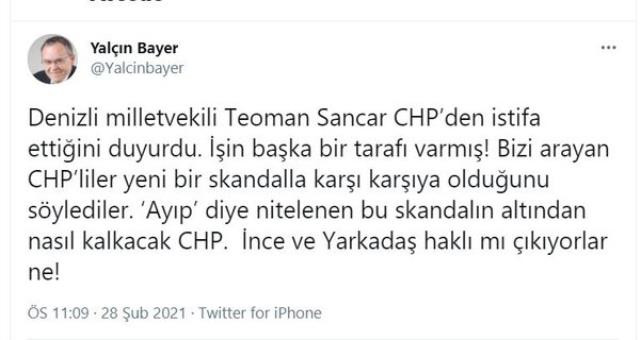 CHP'li Sancar'ın İstifasında Skandal İddialar - Resim: 3