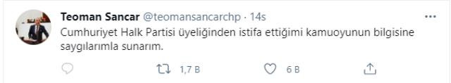 CHP'li Sancar'ın İstifasında Skandal İddialar - Resim: 1