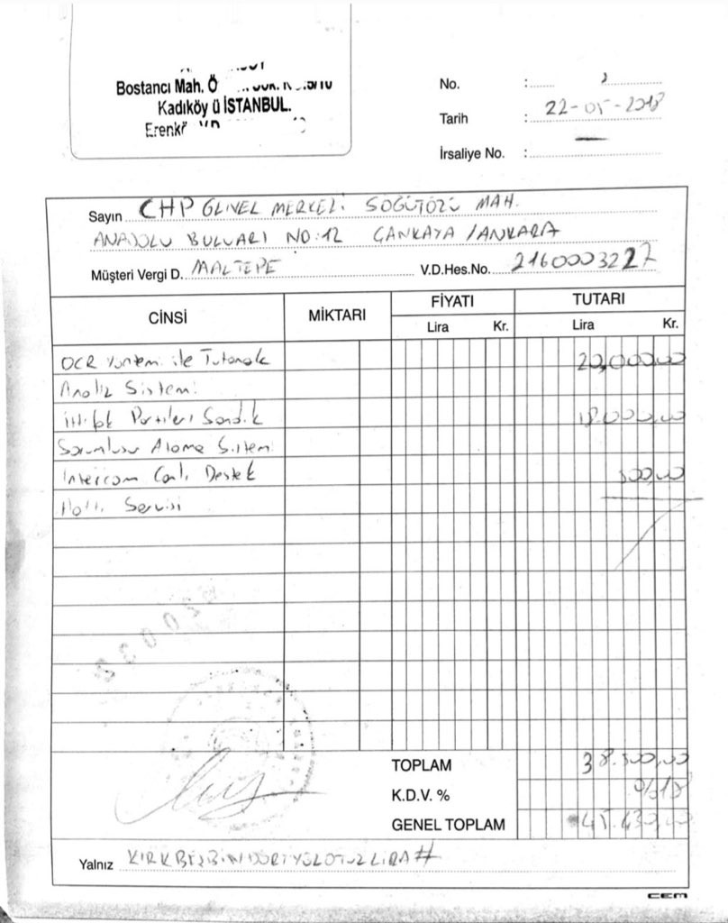 CHP'de tartışma yaratan faturalar ortaya çıktı - Resim: 2