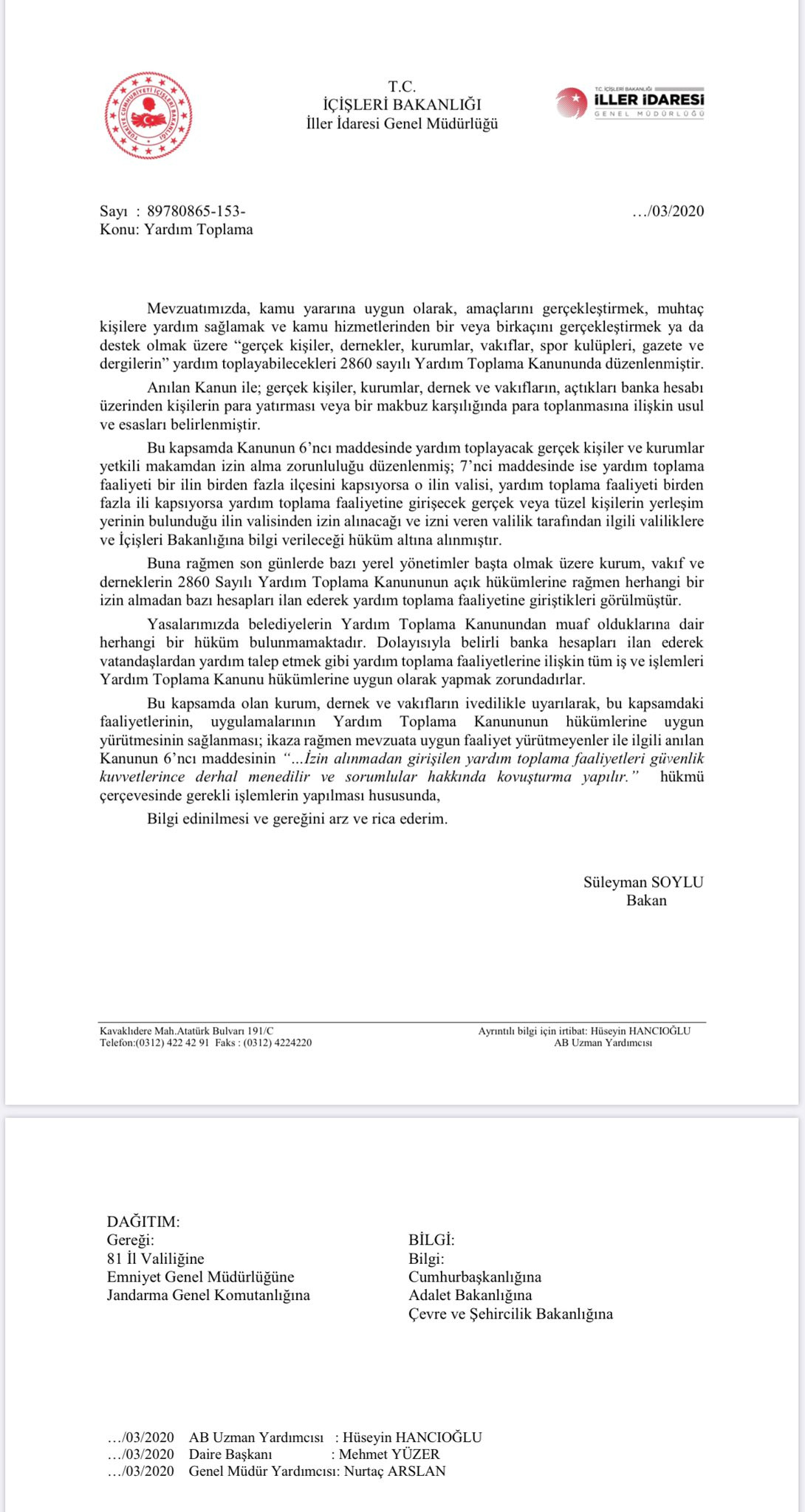 CHP’li belediyelerin bağış kampanyalarına yasak - Resim: 1