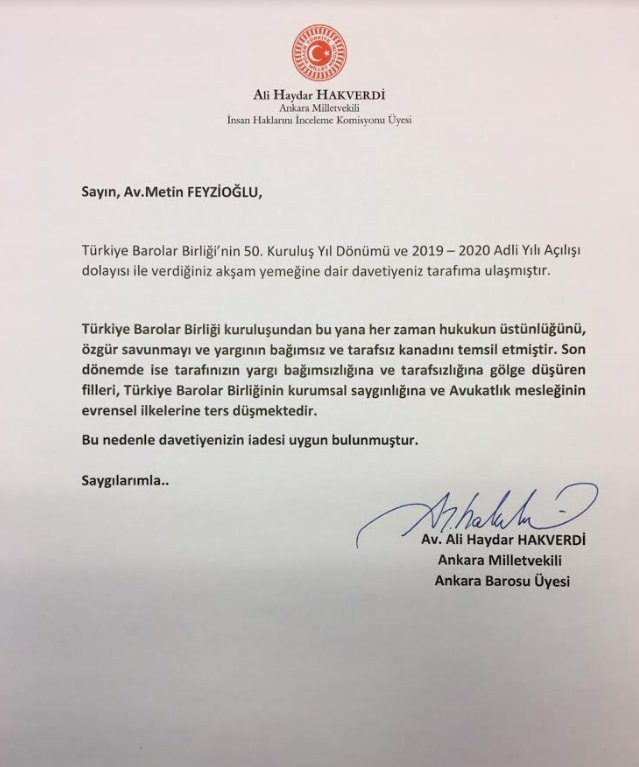 CHP’li vekilden Feyzioğlu’na tepki: Davetiyesini iade etti - Resim: 1