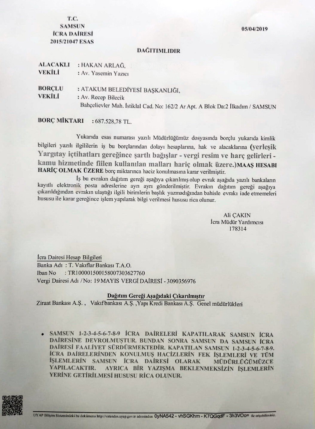 CHP'nin AK Parti'den aldığı belediyeye ilk günden haciz - Resim: 1