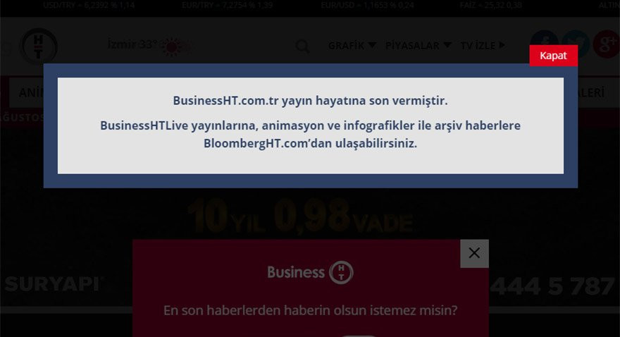 Turgay Ciner ekonomi sitesi Business HT'yi kapattı - Resim: 1