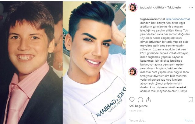 Kerimcan Durmaz'a tek destek Tuğba Ekinci'den geldi - Resim: 1