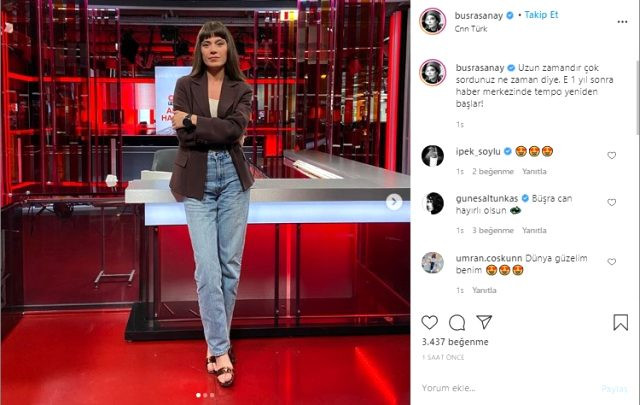 Büşra Sanay CNN Türk'e geri döndü - Resim: 1