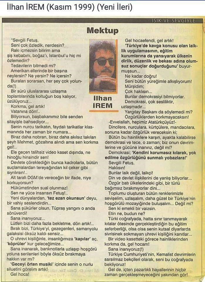 Fetuş İlhan İrem'i 17 yıl önce yakmış - Resim: 1