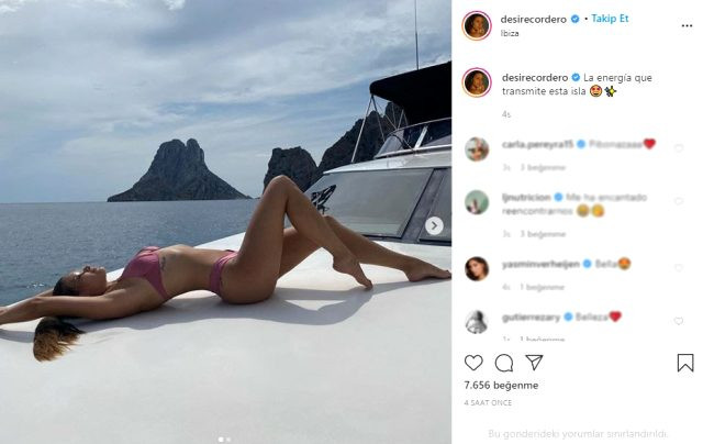 Cristiano Ronaldo'nun eski sevgilisi, pembe bikinisiyle mest etti - Resim: 1