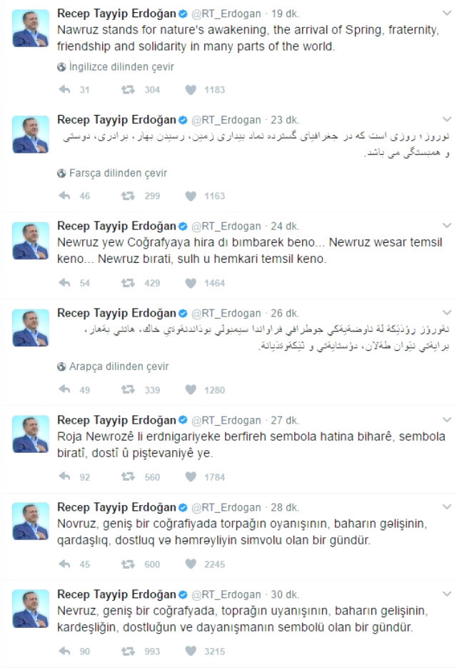 Cumhurbaşkanı Erdoğan'ın Twitter paylaşımı kafaları karıştırınca... - Resim: 1