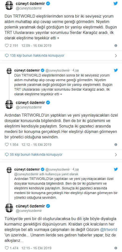TRT World'ü eleştiren Cüneyt Özdemir'e kırmızı fularlı kız göndermesi - Resim: 2
