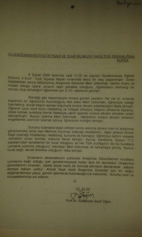 Davutoğlu'nun danışmanı Süleyman Seyfi Öğün hakkında ilginç belge - Resim: 1