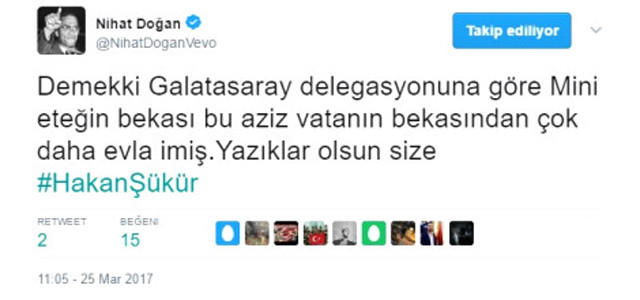 Nihat Doğan'dan Galatasaray'a çok sert Hakan Şükür eleştirisi - Resim: 1