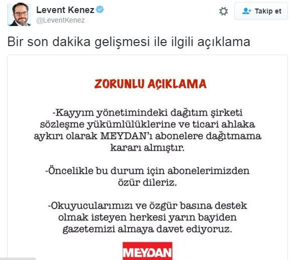 Kayyum 5 gazetenin abone dağıtımını durdurdu - Resim: 2