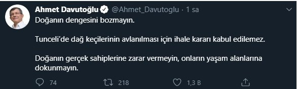 Ahmet Davutoğlu dağ keçilerine sahip çıktı: Avlanamaz! - Resim: 1