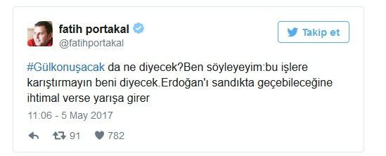 Abdullah Gül’ün bugün ne söyleyeceğini Fatih Portakal açıkladı - Resim: 1