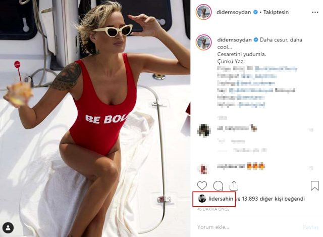 Didem Soydan'ın kırmızı mayolu cesur pozu - Resim: 1