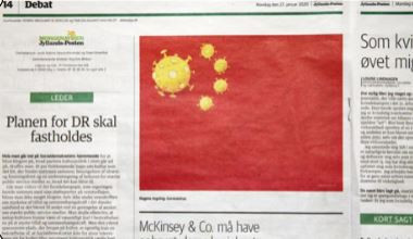 Danimarka gazetesi Çin bayrağını koronavirüs sembolüyle çizince kriz çıktı - Resim: 1