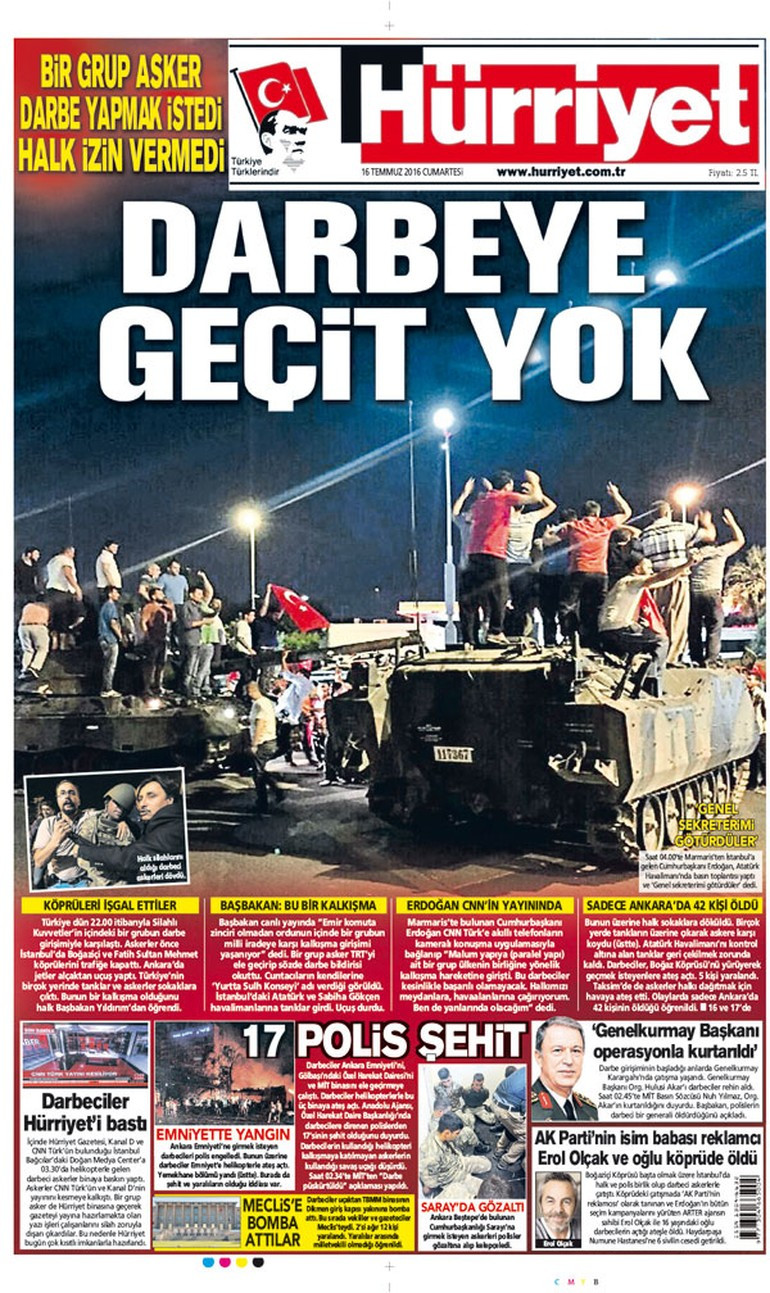 Hürriyet gazetesinin silah zoruyla engellenen manşeti! - Resim: 3