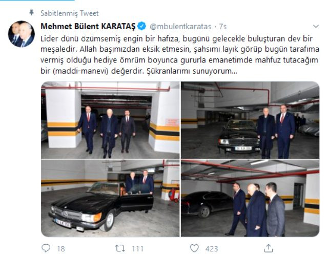Bahçeli'den MHP'li vekile sürpriz hediye: Ömrüm boyunca mahfuz tutacağım - Resim: 1