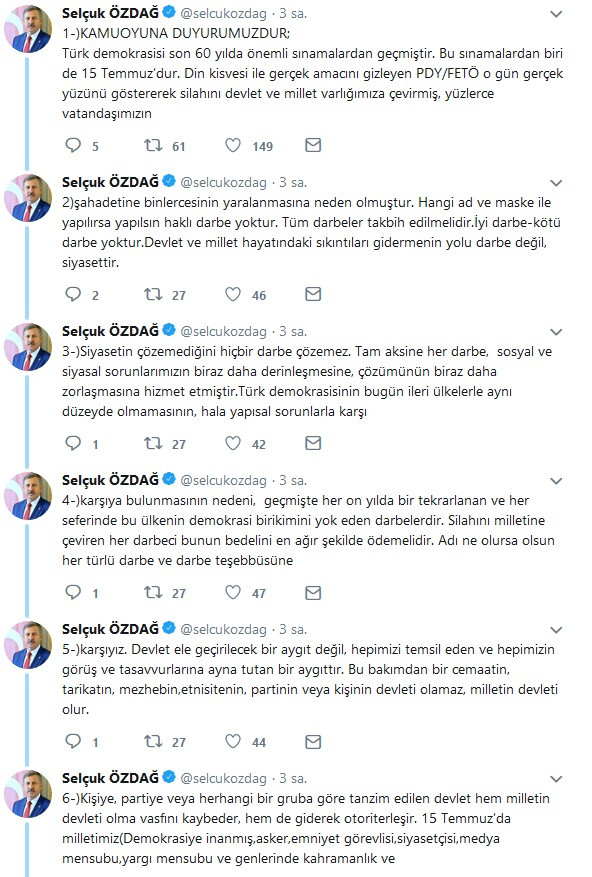 Davutoğlu ekibinden AKP’ye çok sert 15 Temmuz mesajları - Resim: 4