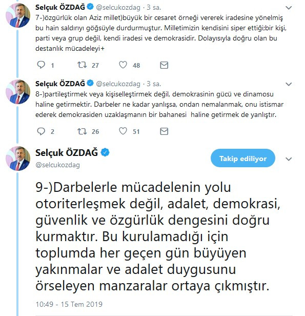 Davutoğlu ekibinden AKP’ye çok sert 15 Temmuz mesajları - Resim: 5