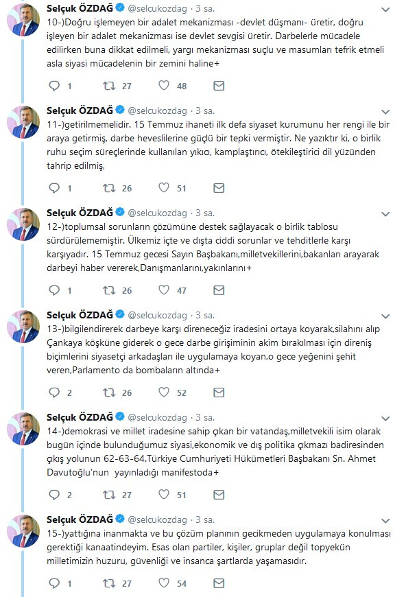 Davutoğlu ekibinden AKP’ye çok sert 15 Temmuz mesajları - Resim: 6