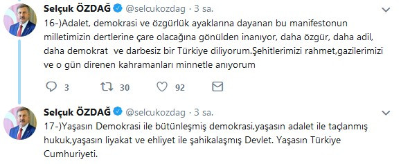 Davutoğlu ekibinden AKP’ye çok sert 15 Temmuz mesajları - Resim: 7