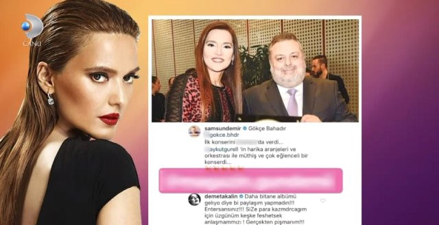 Demet Akalın Gökçe Bahadır'ı tebrik eden yapımcısına ateş püskürdü - Resim: 2