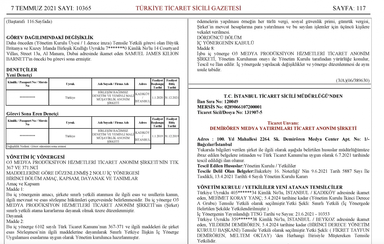 Demirören Medya Grubunda Üst Düzey Deprem: Kilit İsim Görevden Alındı - Resim: 1