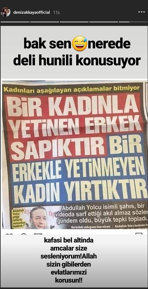 Deniz Akkaya: Kafası bel altında amcalar size sesleniyorum… - Resim: 1