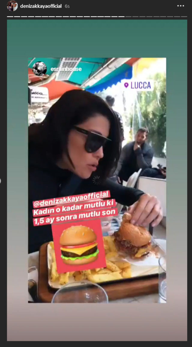 Deniz Akkaya hamburger paylaşımıyla şaşırttı: Hayatımın orgazmını yaşıyorum - Resim: 2