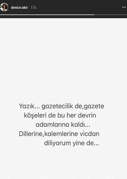 Deniz Çakır’dan Ahmet Hakan’a ağır gönderme: Yazık… - Resim: 1