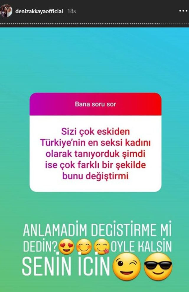 Deniz Akkaya'dan takipçisine ilginç yanıt: Senin için seksi kalsın - Resim: 2