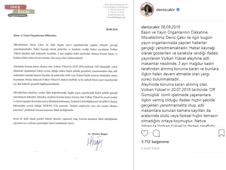 Deniz Çakır'dan gizli aşk iddialarına açıklama - Resim: 1