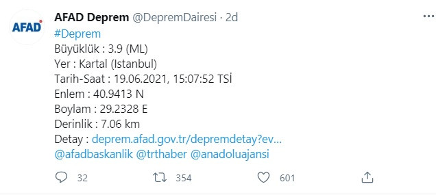 Son Dakika: İstanbul'da 4.2'lik Bir Deprem Meydana Geldi - Resim: 2