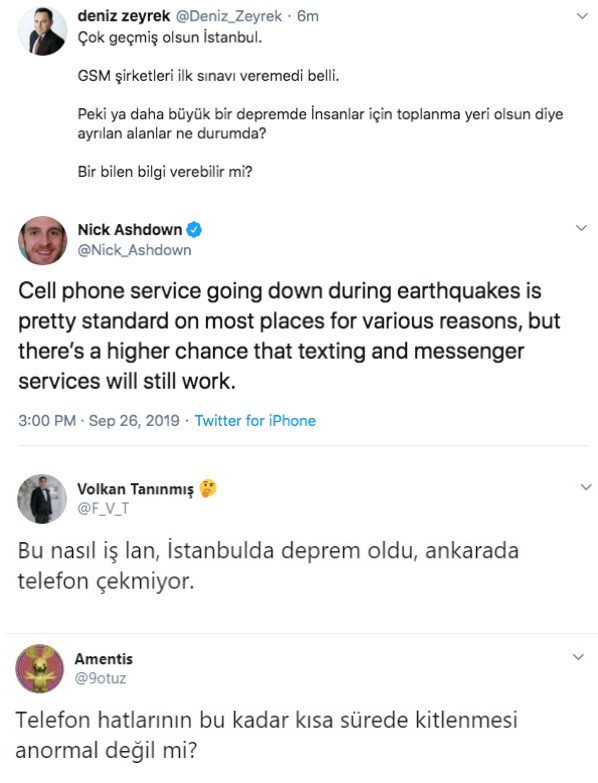 Depremde iletişim çöktü: Turkcell, Vodafone ve Türk Telekom'a büyük tepki - Resim: 1